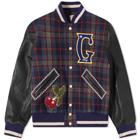 gucci varsity jacket replica|men's gucci puffer jacket.